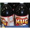 Image 1 : 8- 2LTR BOTTLES OF MUG ROOTBEER POP.