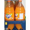 Image 1 : 8- 2LTR BOTTLES OF FANTA ORANGE POP.