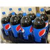 Image 1 : 8- 2LTR BOTTLES OF ORIGINAL PEPSI COLA POP.