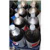Image 1 : 8- 2LTR BOTTLES OF DIET PEPSI COLA POP.