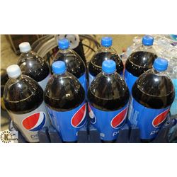 8- 2LTR BOTTLES OF (6)ORIGINAL PEPSI &  (2)DIET