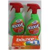 Image 1 : BAG OF 2 BOTTLES OFRESOLVE SPRAY & WASH +