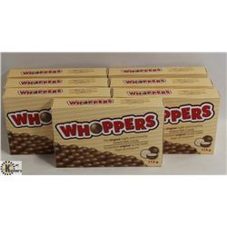 BAG OF 7 BOXES OF WHOPPERS ORIGINAL LIGHT