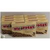 Image 1 : BAG OF 7 BOXES OF WHOPPERS ORIGINAL LIGHT