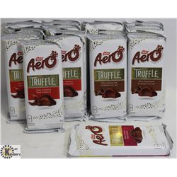 OPENED BOX FULL OF ASSORTED AERO TRUFFLE