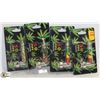 Image 1 : BUNDLE OF 4 GREEN/ YELLOW/ RED & BOB MARLEY METAL PIPES.