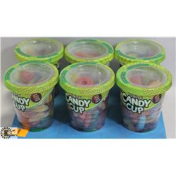 6PK OF HUER ORIGINAL CANDY CUPS: SOUR