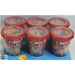 6PK OF HUER ORIGINAL CANDY CUPS: SOUR SUCKER