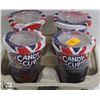 Image 1 : 4PK OF ASSORTED SMALL CANDY CUPS IN TRAY.