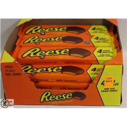 OPENED BOX OF 4PC REESE PEANUT BUTTER CUP