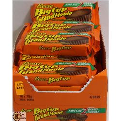 OPENED BOX OF 2PC KING SIZE REESE BIG CUP