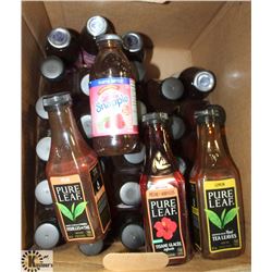 BOX OF 20 ASSORTED FLAVORS OF PURE LEAF & 5