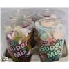 Image 1 : 4PK OF HUER ASSORTED LARGE CANDY CUPS.