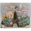 Image 1 : 4PK OF HUER ASSORTED LARGE CANDY CUPS.