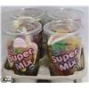 Image 1 : 4PK OF HUER ASSORTED LARGE CANDY CUPS.