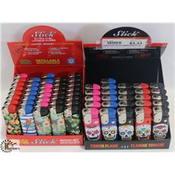 LARGE BAG OF SLICK LIGHTERS.