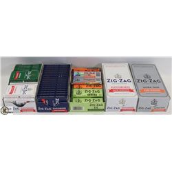 XL BAGS OF ASSORTED PACKS OF ZIG ZAG ROLLING