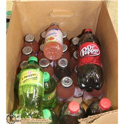 LARGE BOX FULL OF ASSORTED FLAVORED 473ML SNAPPLE