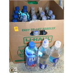 LARGE BOX OF 591ML & 700ML SMARTWATER & 700ML FIJI