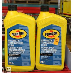 2- PENNZOIL 946ML JUG OF AUTOMTIC TRANSMISSION