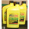 Image 1 : 3- 1QT JUGS OF RACE PRO 20W-50 PREMIUM MOTOR OIL.
