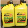 Image 1 : 4- 1QT JUGS OF RACE PRO 20W-50 PREMIUM MOTOR OIL.