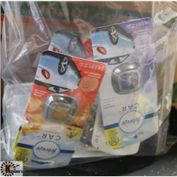 LARGE BAG OF ASSORTED SCENTS FEBREZE & AE  AUTO