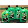 Image 1 : 4- 1QT JUG OF QUAKER STATE 5W-30 MOTOR OIL.