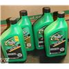 Image 1 : 4- 1QT JUG OF QUAKER STATE 10W-30 MOTOR OIL.