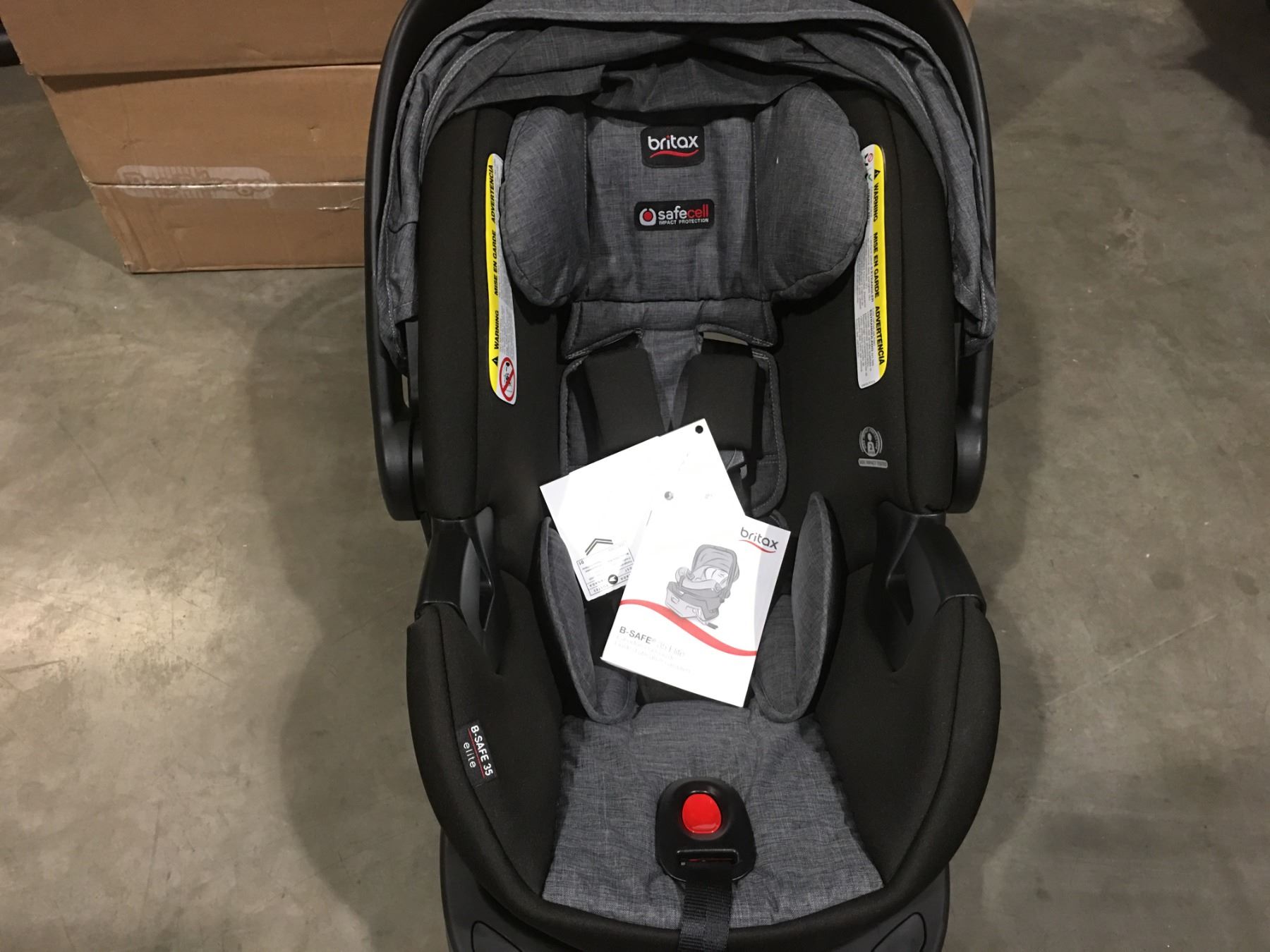 BRITAX SAFE CELL CAR SEAT - B-SAFE 35 ELITE, IMPACT PROTECTION, IMPACT ...