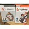Image 1 : ERGOBABY MULTI-POSITION BABY CARRIER 12-45LBS, WIDE ERGONOMIC SEAT, BABY HOOD FOR SUN PROTECTION &