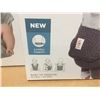 Image 2 : ERGOBABY MULTI-POSITION BABY CARRIER 12-45LBS, WIDE ERGONOMIC SEAT, BABY HOOD FOR SUN PROTECTION &