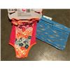 Image 4 : SWIMSCHOOL GIRLS 2 PC SWIM TRAINER WITH MATCHING SWIMSUIT 33-55LBS - 22" CHEST - WITH BONUS SWIMSUIT