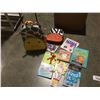 Image 1 : GROUP LOT OF 9 ASSTD BOOKS, FROZEN AUTO NIGHTLIGHT, DR. BROWNS MY BANDS, BACKPACK &  SKIP HOP