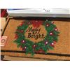 Image 2 : STORE LOT OF CHRISTMAS ITEMS (XMAS PAPER/LED MERRY & BRIGHT OUTDOOR MATS/STACKS OF XMAS