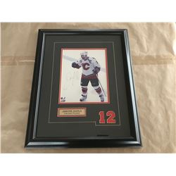 Print Framed # & Autographed #12 Calgary Flames