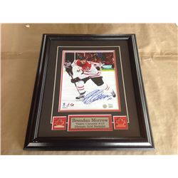 Certified Print Framed # & Autographed #10 Team Canada