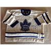 Image 1 : Autographed #1 Johnny Bower Toronto Maple Leaf Jersey