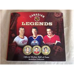 Official Hockey Hall of Fame Medallion Collection Complete