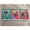 Image 1 : Lot of 3 Fleer Football Cards # 325 375 395