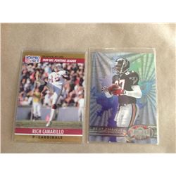 Lot of 2 Pro-Set & Metal Ware Universe Football Cards # 14 & # 160