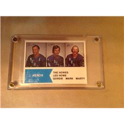 O-Pee-Chee Aeros Card # 1 "The Howes"