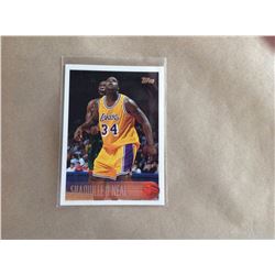 Topps Basket Ball Card # 220 Shaquille O'Neal
