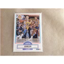 Fleer Basketball Card # 93 Earvin Johnson