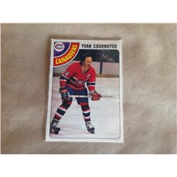O-Pee-Chee Hockey Card Special Autograph Series # 60 Yvan Cournoyer