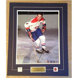 Certified Autographed Print " Jean Beliveau