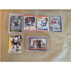 Lot of 6 Variety of Brands Hockey Cards * Wayne Gretzky
