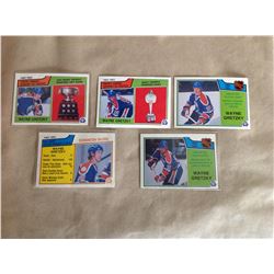 Lot of 5 O-Pee-Chee Hockey Cards *  Wayne Gretzky