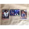 Image 1 : Lot of 3 Mixed Brands Hockey Cards # 50 # 93 # 177 * Mark Messier