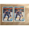 Image 1 : Lot of 2 O-Pee-Chee Hockey Cards # 117 Mark Messier